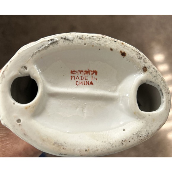 Vintage Porcelain Chinese Geisha Statue 13” - Picture 13 of 15